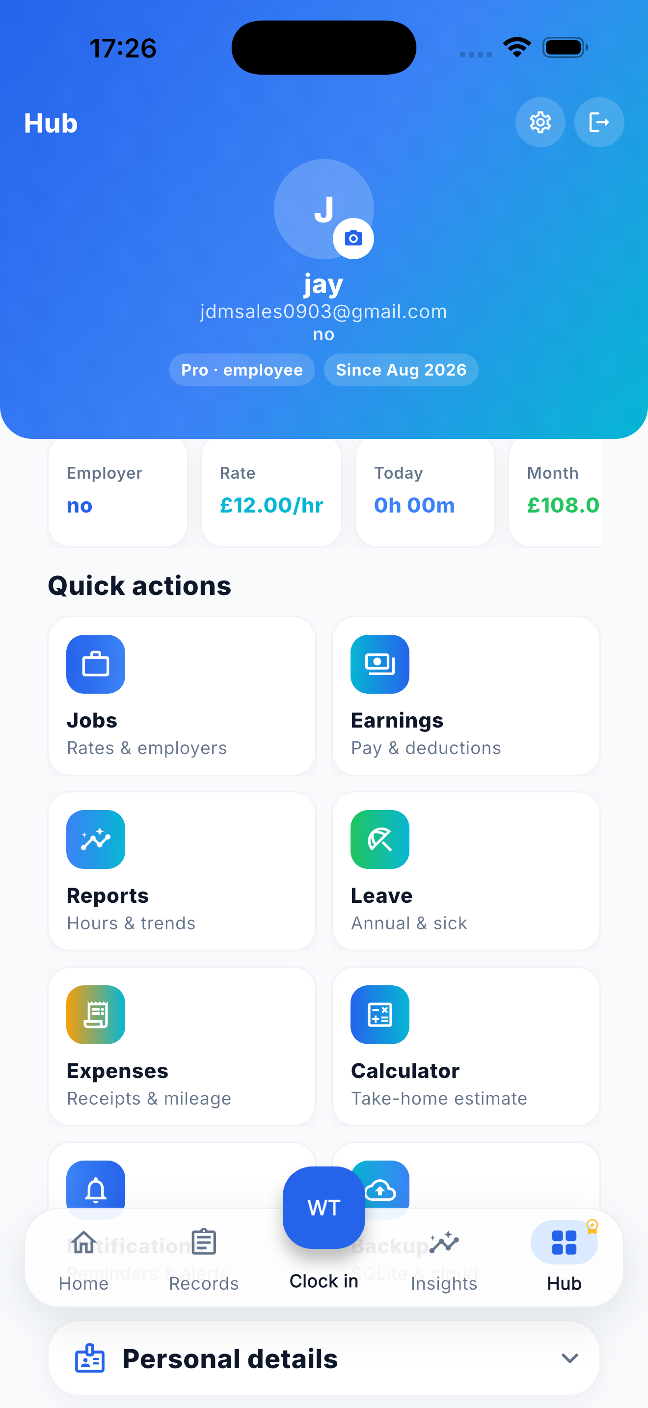 WorkTrack Pro Screenshot 4